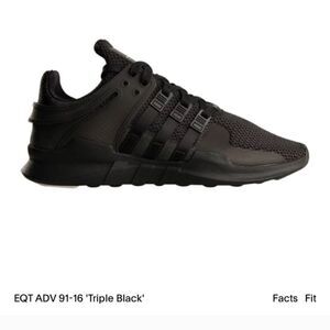 adidas EQT ADV 91-16 Triple Black Men’s Sneakers